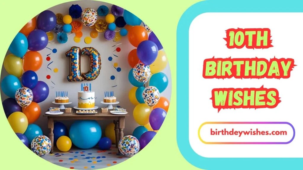 10th Birthday Wishes for Best Friend