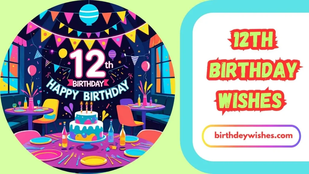 12th Birthday Wishes