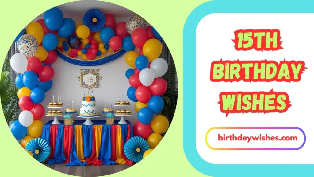 15th Birthday Wishes