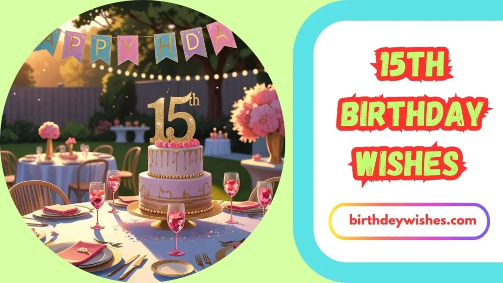 15th Birthday Wishes for Best Friends
