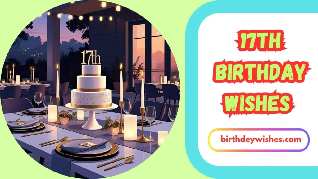 17th Birthday Wishes for Best Friend
