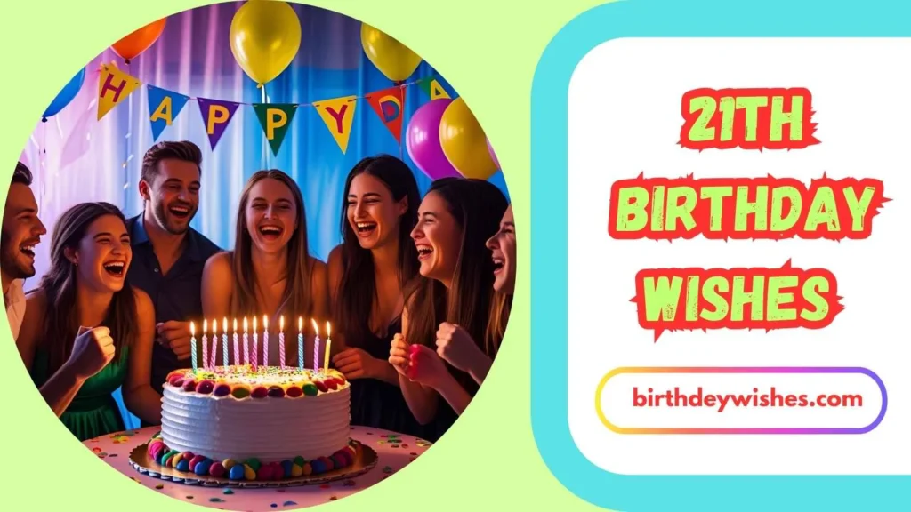 21st Birthday Wishes for Friends