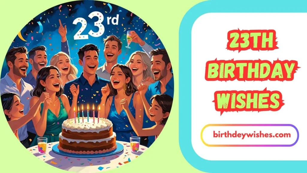 23rd Birthday Wishes