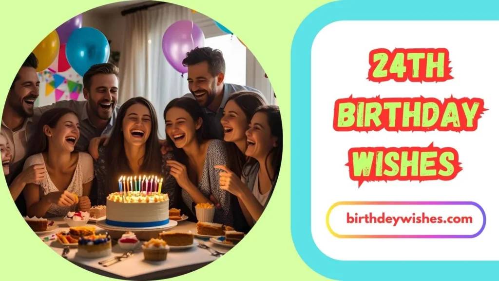 24th Birthday Wishes for Friend