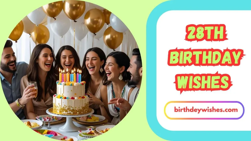 28th Birthday Wishes for Friends