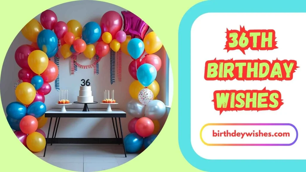 36th Birthday Wishes