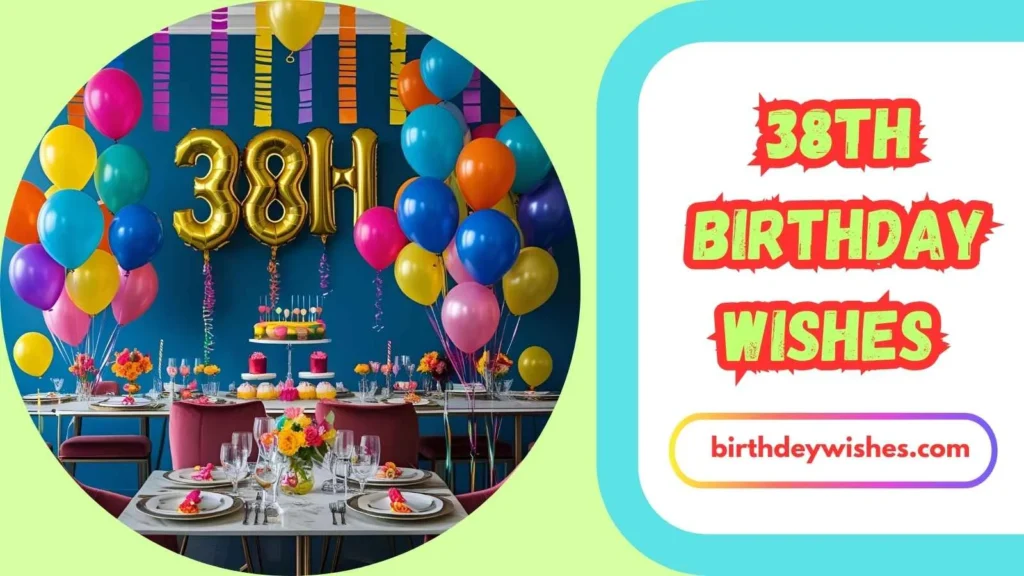 38th Birthday Wishes