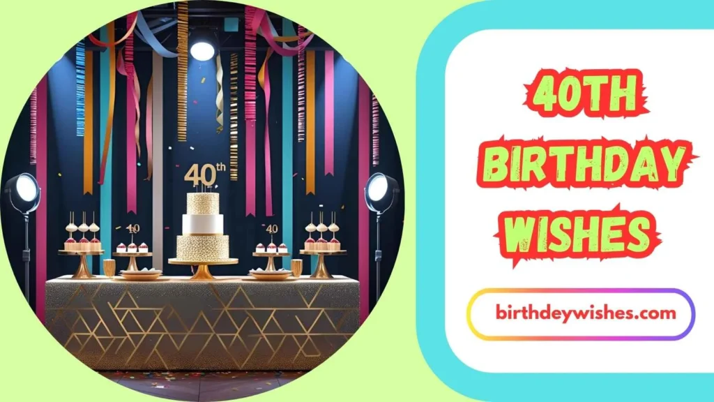 40th Birthday Wishes