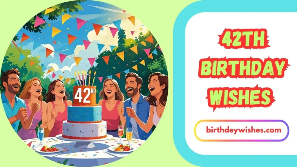 42nd Birthday Wishes for Him