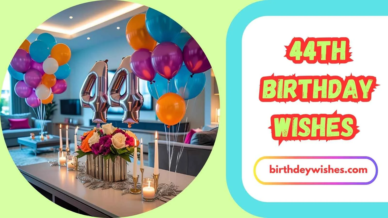 197+ Thoughtful 44th Birthday Wishes That Toast to Growth, Grace, and ...