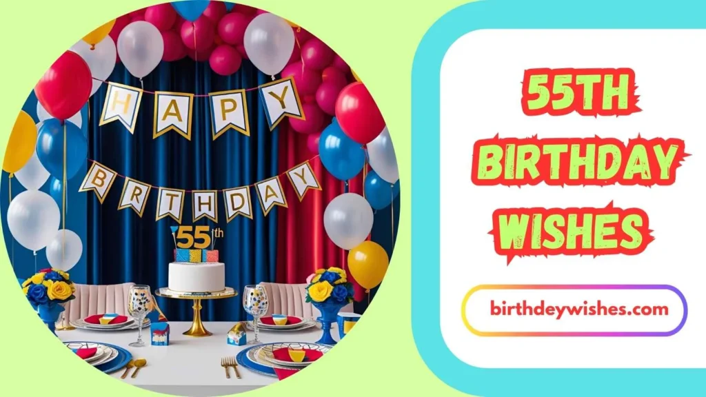 55th Birthday Wishes