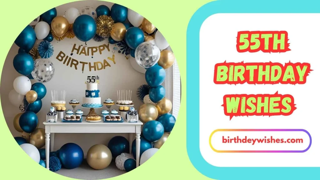  55th Birthday Wishes for Husband