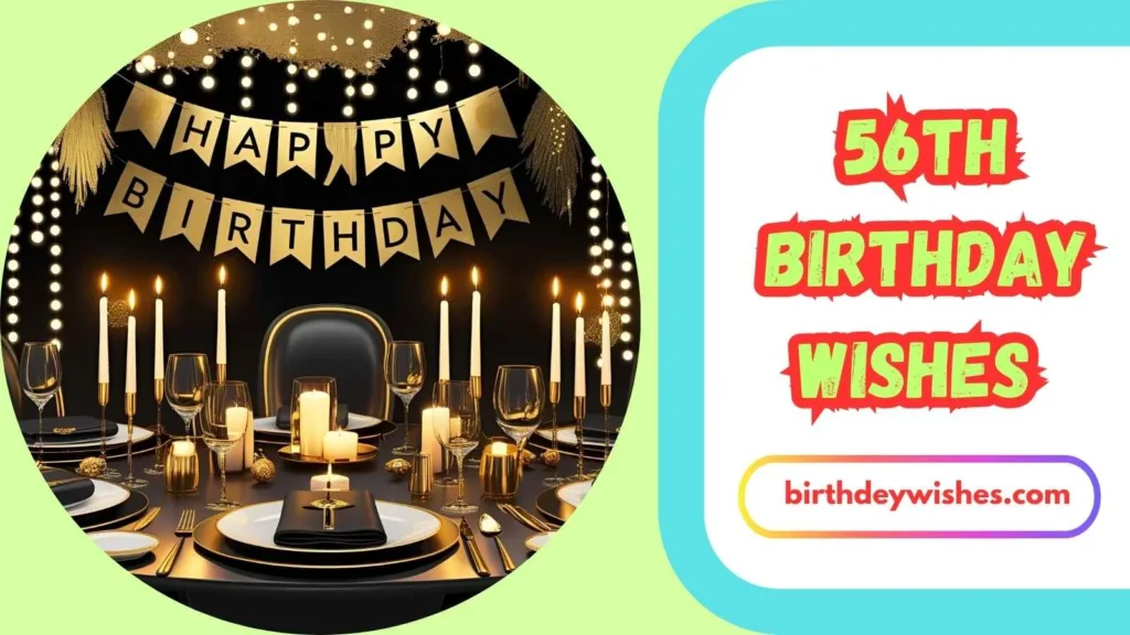  56th Birthday Wishes for Mom