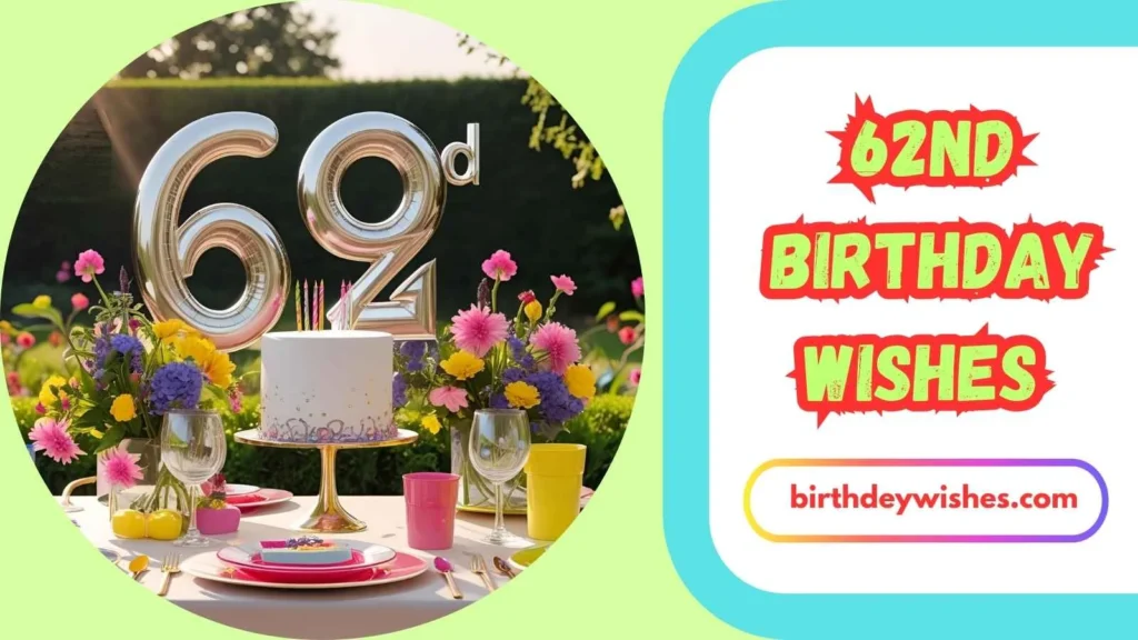 62nd Birthday Wishes for Mom