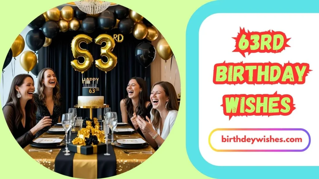 63rd Birthday Wishes