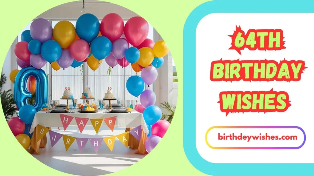 64th Birthday Wishes