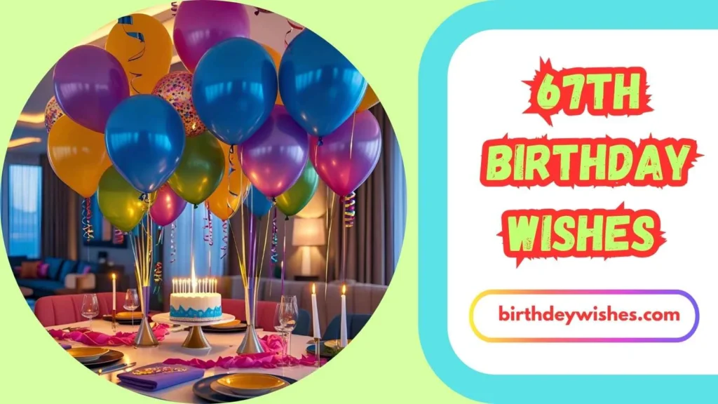 67th Birthday Wishes