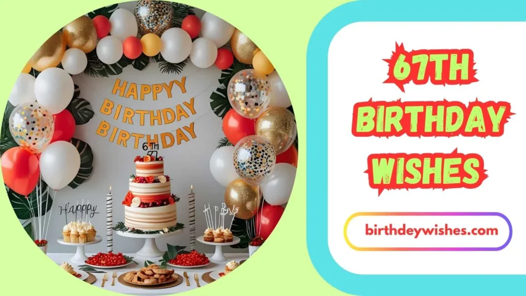67th Birthday Wishes for Mom