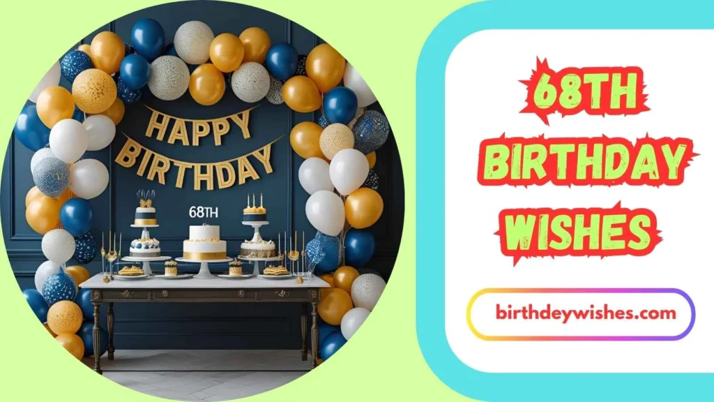  68th Birthday Wishes for Grandparents