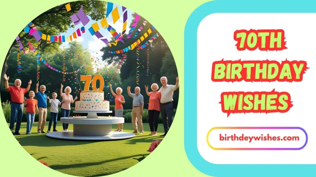 70th Birthday Wishes