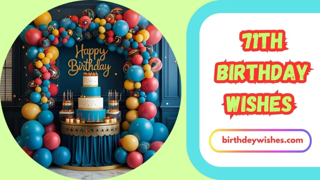 71st Birthday Wishes for Friends