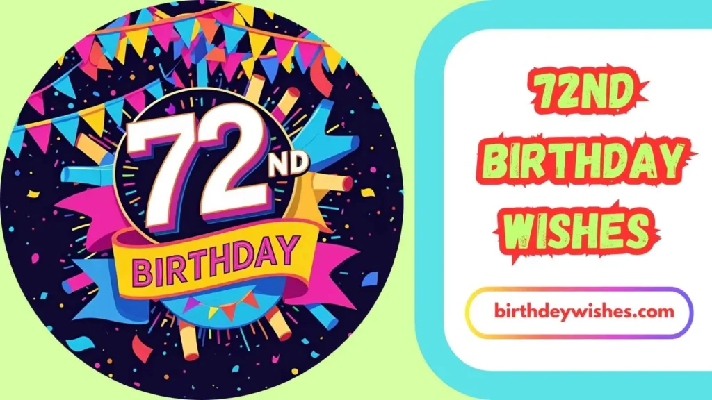 72nd Birthday Wishes