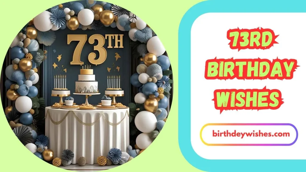 73rd Birthday Wishes