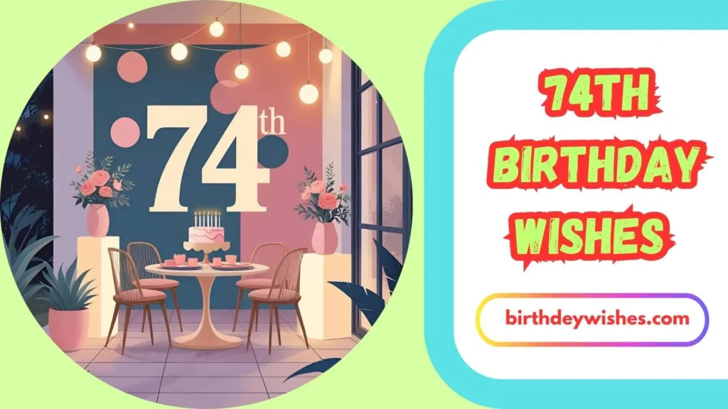  74th Birthday Wishes for Grandpa