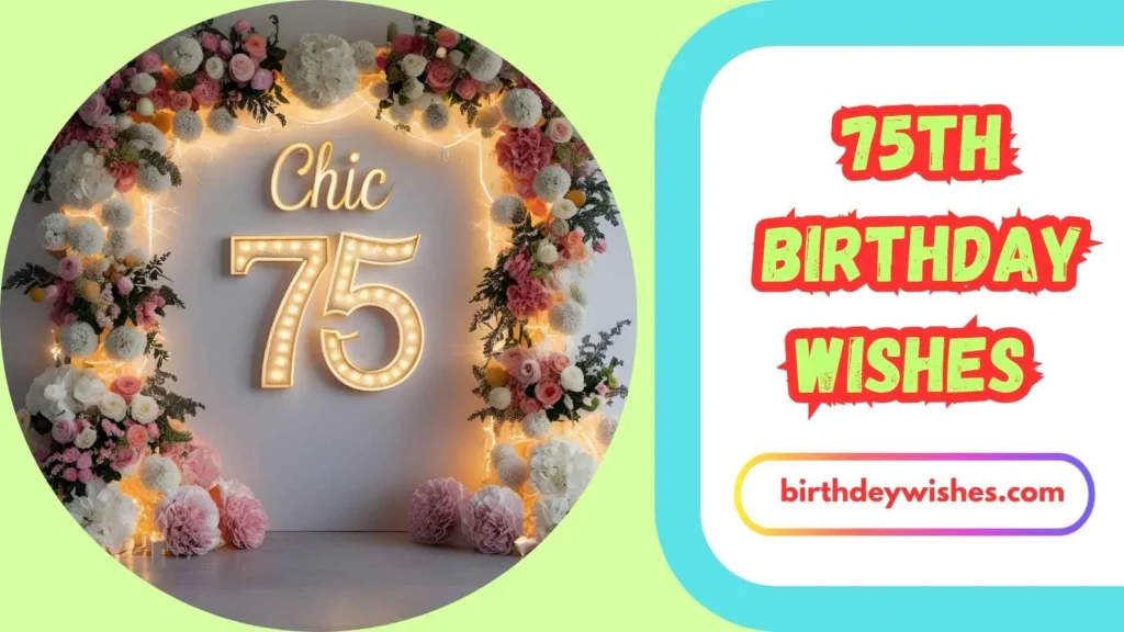 75th Birthday Wishes
