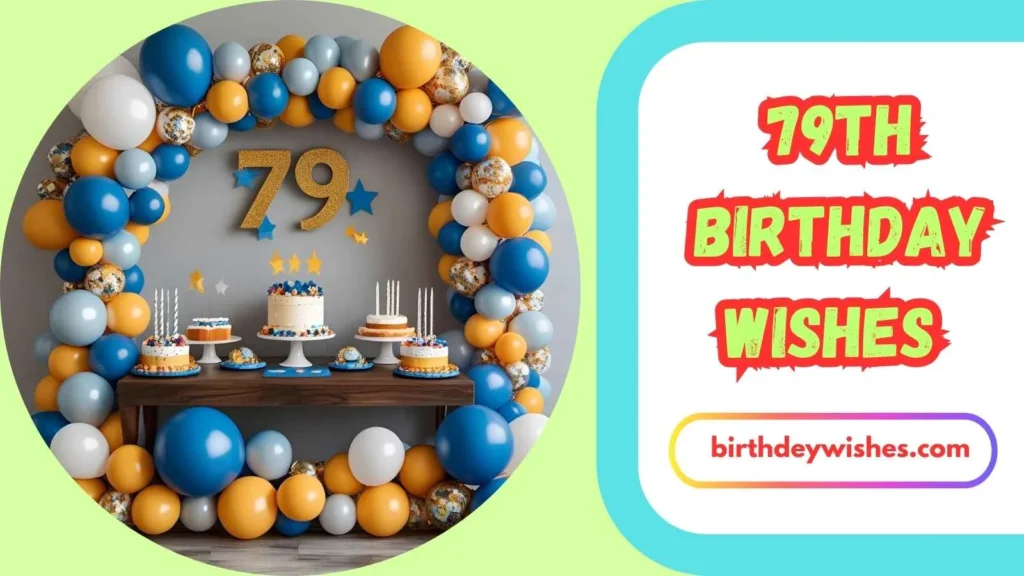 79th Birthday Wishes for a Friend