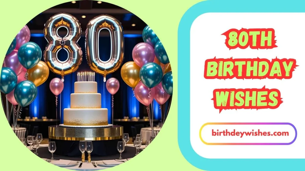 80th Birthday Wishes