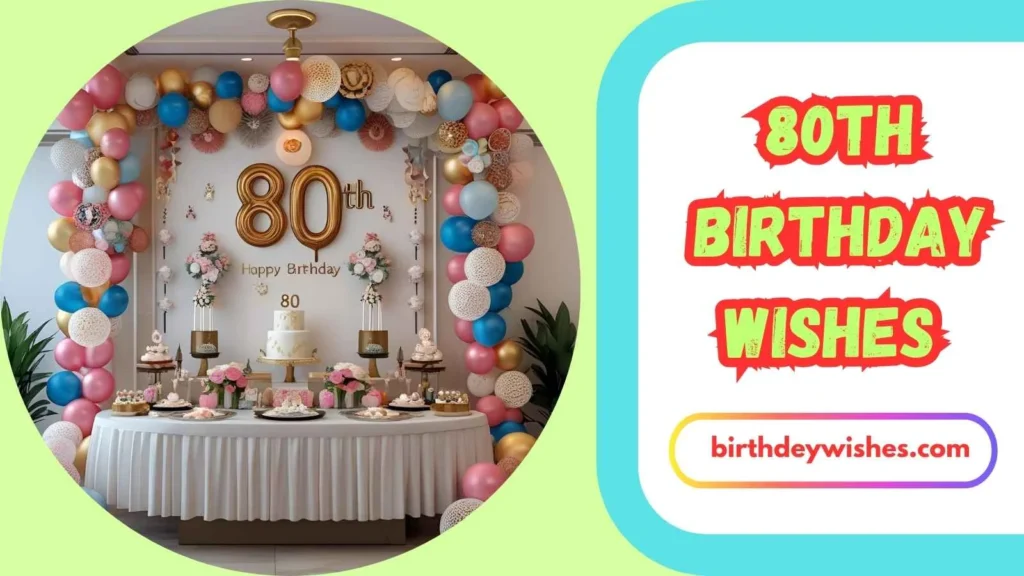  80th Birthday Wishes from Friends and Family
