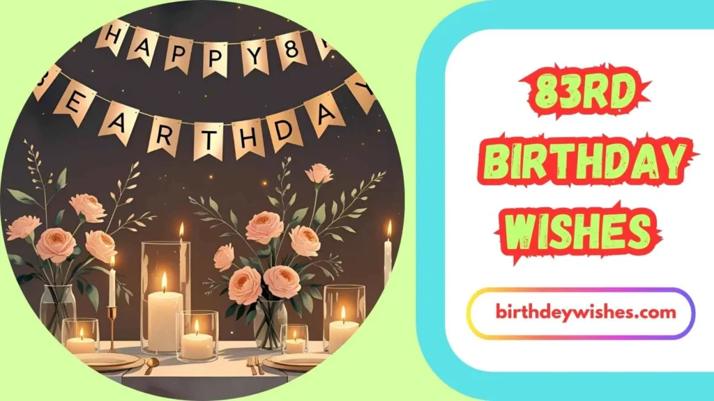 83rd Birthday Wishes for Mom