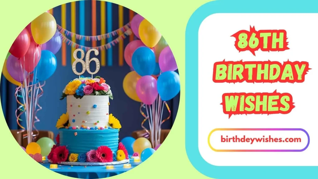 86th Birthday Wishes for Grandma