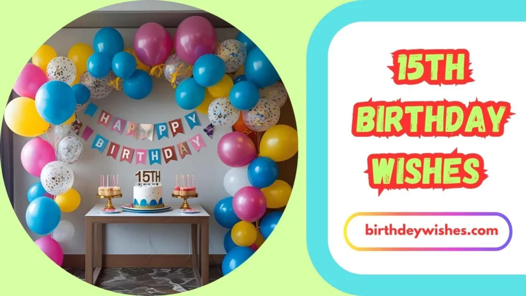 Funny 15th Birthday Wishes