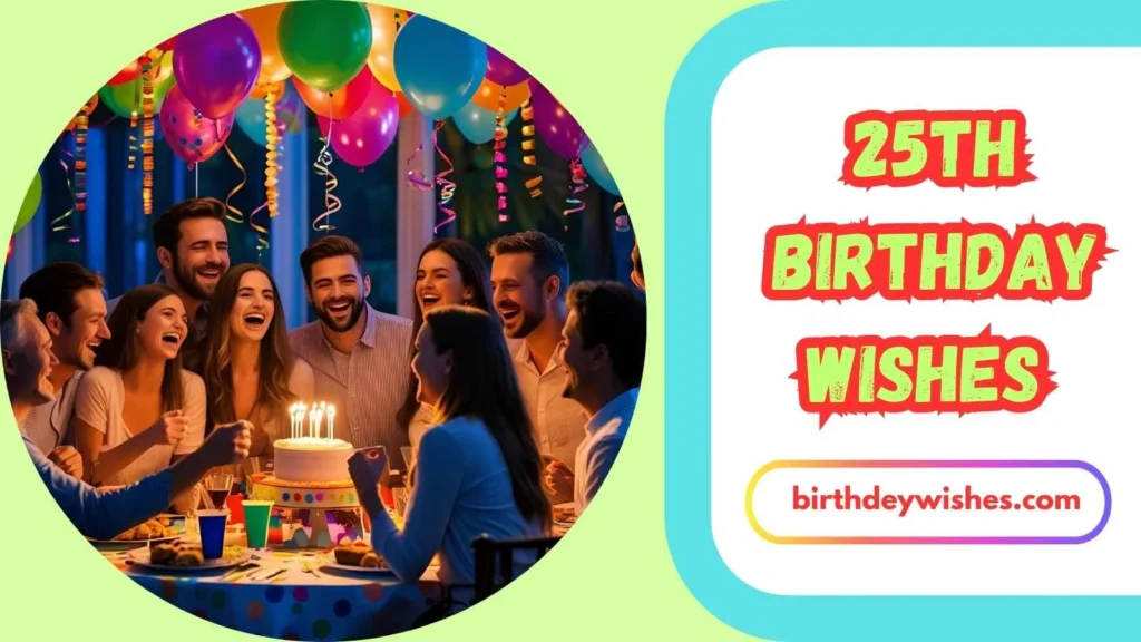 Funny 25th Birthday Wishes