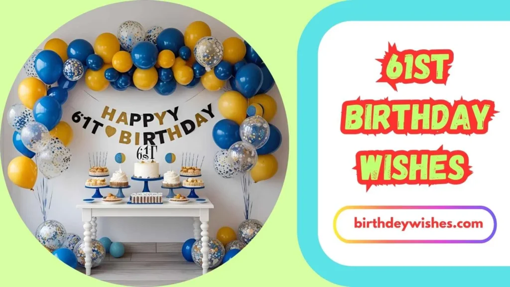 Funny 61st Birthday Wishes