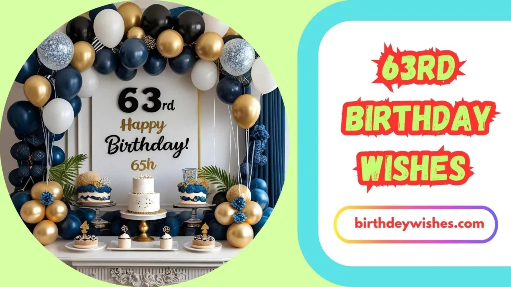 Funny 63rd Birthday Wishes