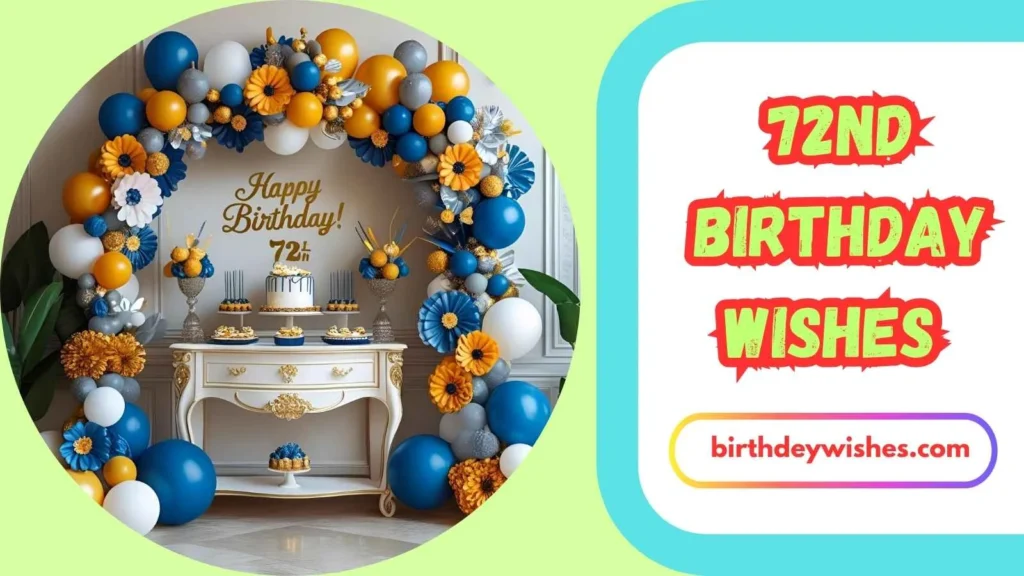Funny 72nd Birthday Wishes