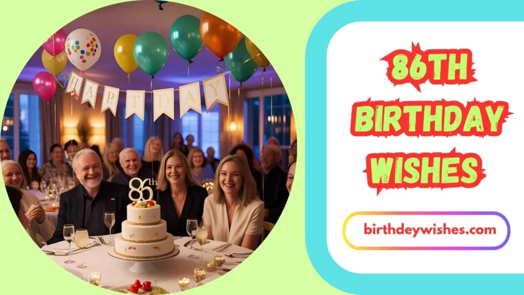 Funny 86th Birthday Wishes