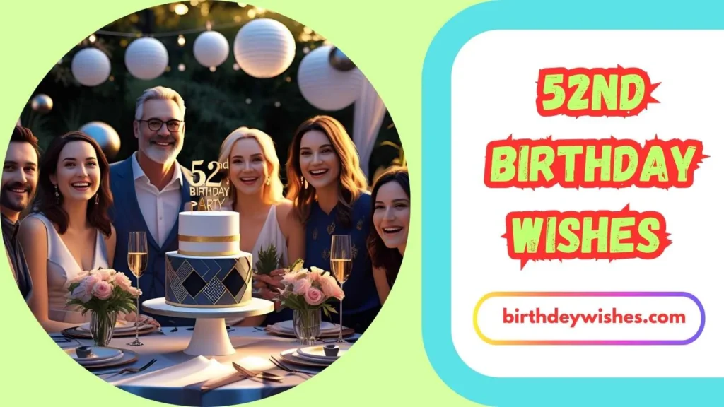 Inspirational 52nd Birthday Wishes