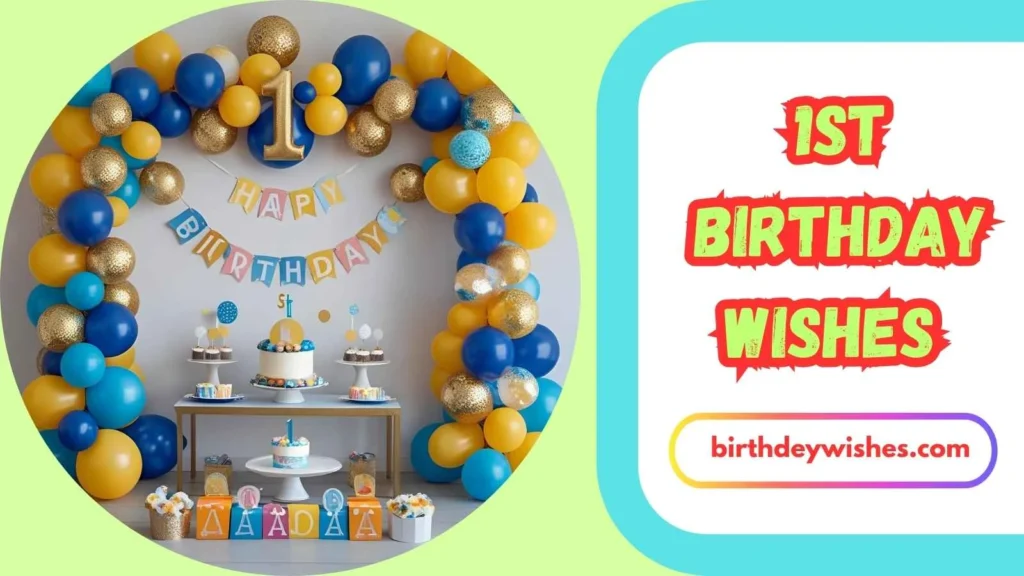 1st Birthday Wishes from Parents