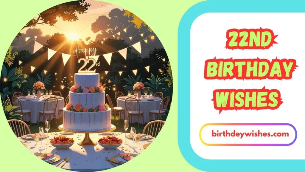 22nd Birthday Wishes