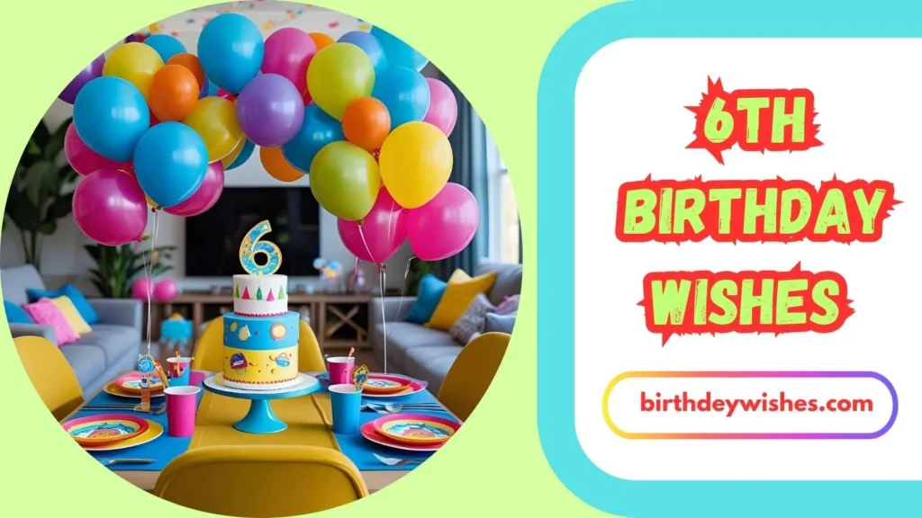 6th Birthday Wishes