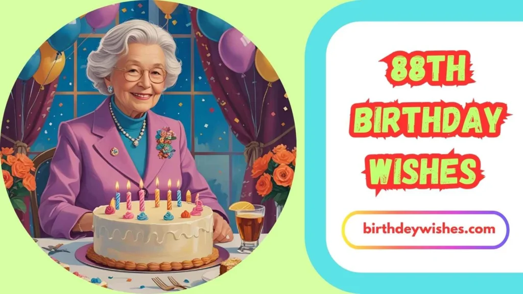 88th Birthday Wishes for Grandma