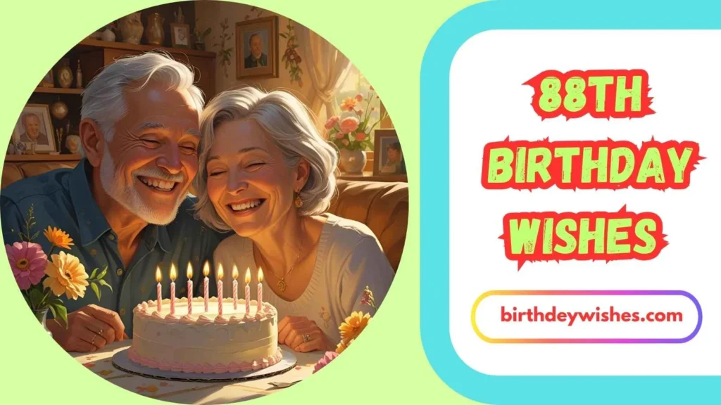 88th Birthday Wishes for Mom or Dad