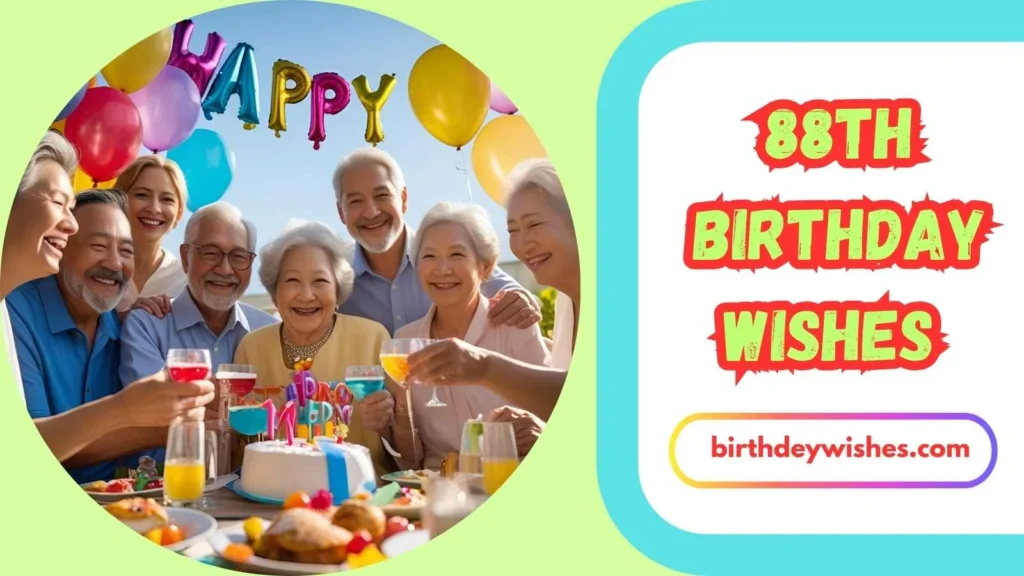 88th Birthday Wishes from Family