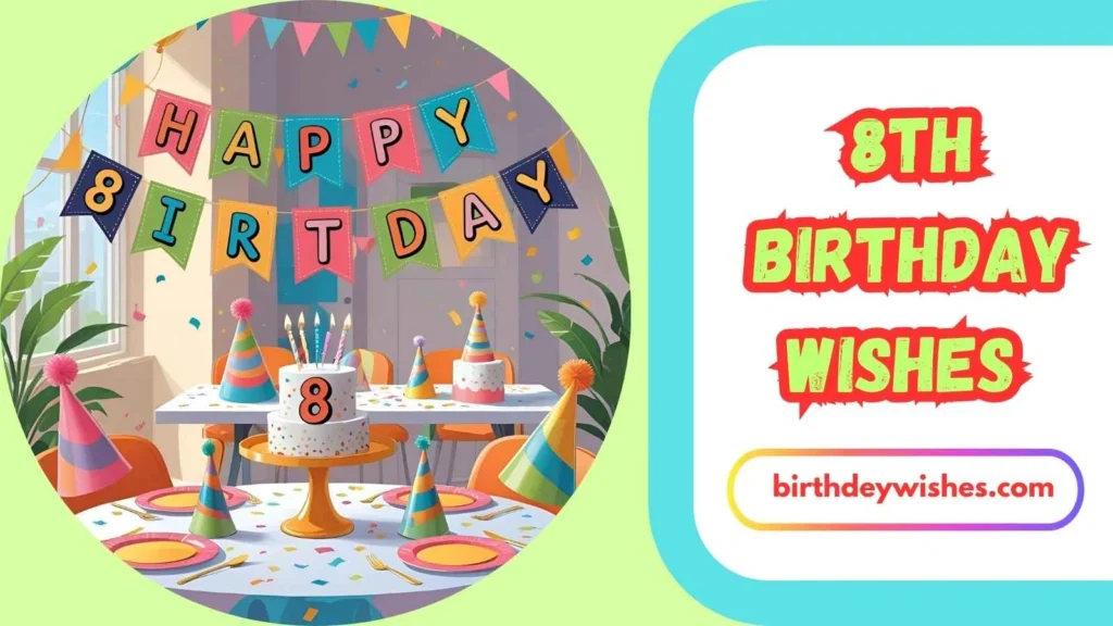 8th Birthday Wishes for Girls