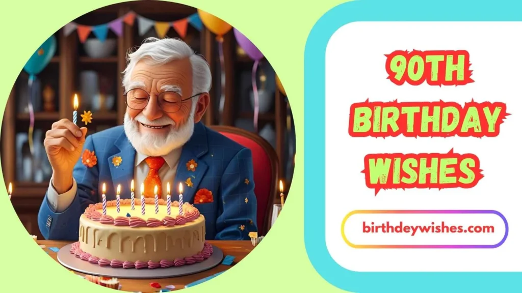 90th Birthday Wishes for Dad 