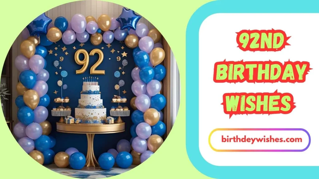 92nd Birthday Wishes for Dad